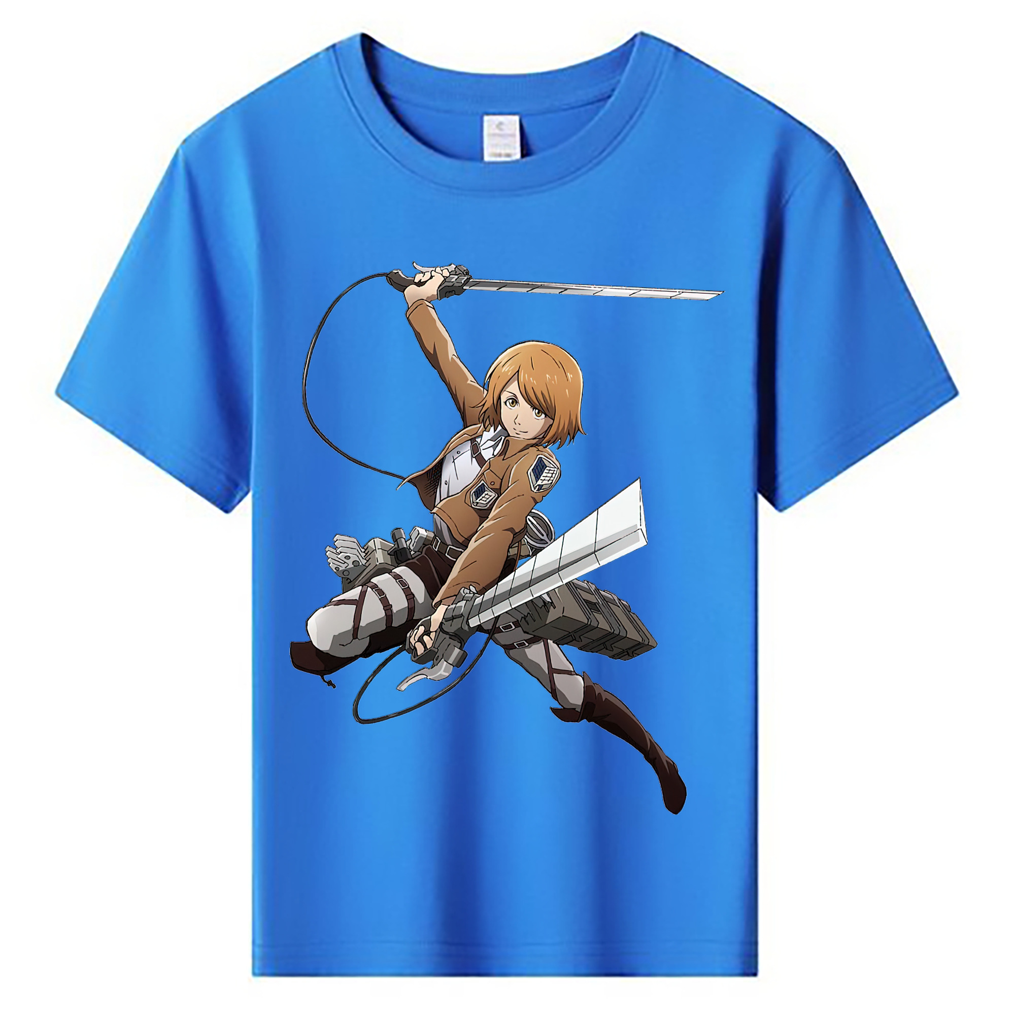 （画像用） 進撃の巨人 ペトラ·ラル Attack on Titan Petra Rall 綿100％キッズTシャツ（フロントプリント）
